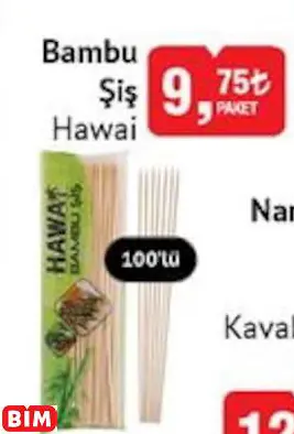 HAWAİ BAMBU ŞİŞ